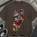 Skull King Skateboard T-Shirt