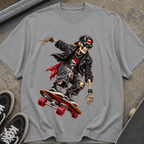 Skater Skeleton Skateboard T-Shirt