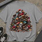 Skateboard Skull Pile T‑Shirt