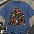 Skateboard Skull Pile T‑Shirt