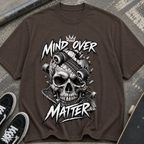 Mind Over Matter Skull Graphic T‑Shirt