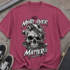 Mind Over Matter Skull Graphic T‑Shirt
