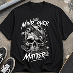 Mind Over Matter Skull Graphic T‑Shirt