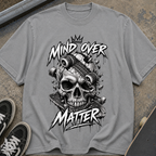 Mind Over Matter Skull Graphic T‑Shirt