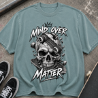 Mind Over Matter Skull Graphic T‑Shirt
