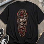 Gothic Coffin Skull T-Shirt