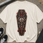 Gothic Coffin Skull T-Shirt