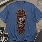 Gothic Coffin Skull T-Shirt