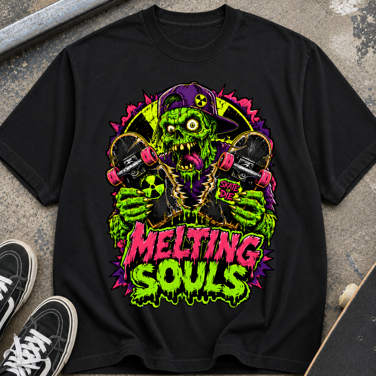 Melting Souls Horror Graphic T-Shirt