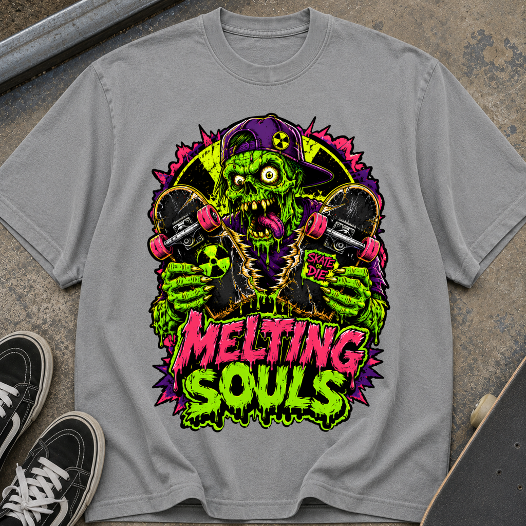 Melting Souls Horror Graphic T-Shirt