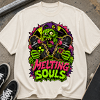 Melting Souls Horror Graphic T-Shirt