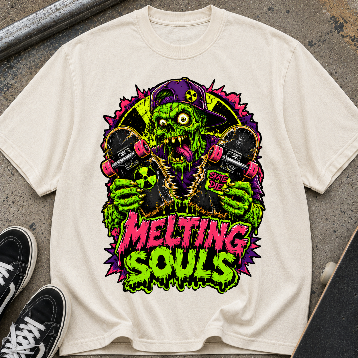 Melting Souls Horror Graphic T-Shirt