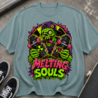 Melting Souls Horror Graphic T-Shirt