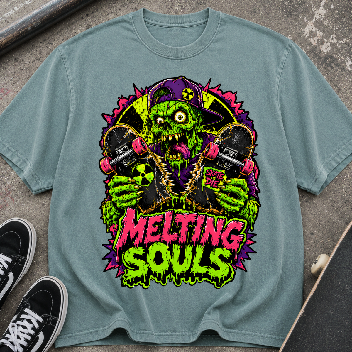 Melting Souls Horror Graphic T-Shirt