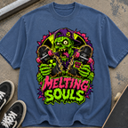 Melting Souls Horror Graphic T-Shirt