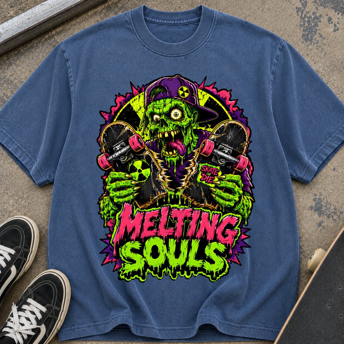 Melting Souls Horror Graphic T-Shirt