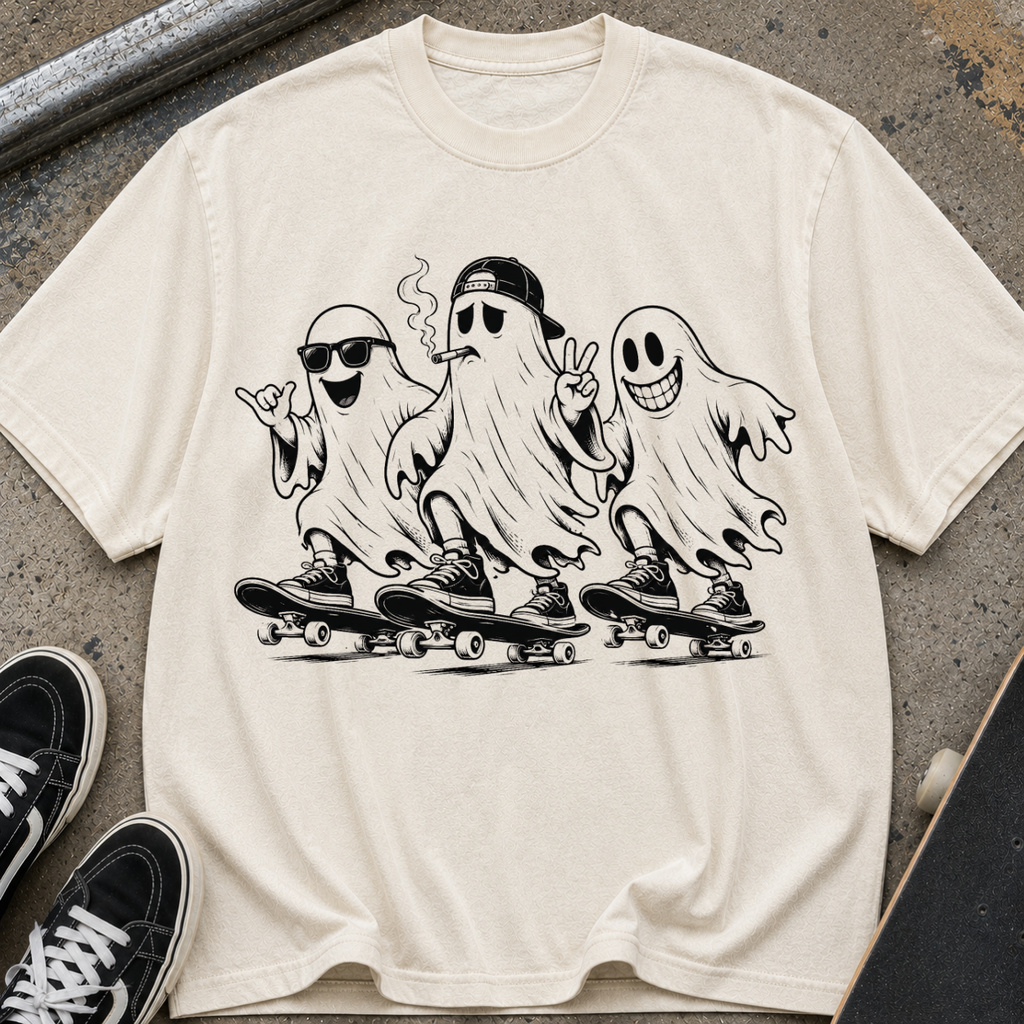 Skateboarding Ghosts T-Shirt