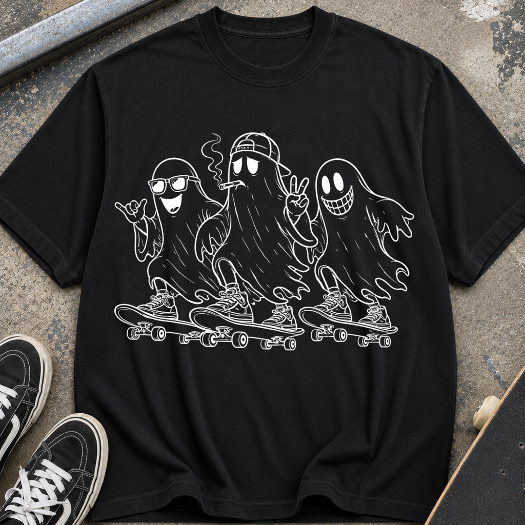 Skateboarding Ghosts T-Shirt