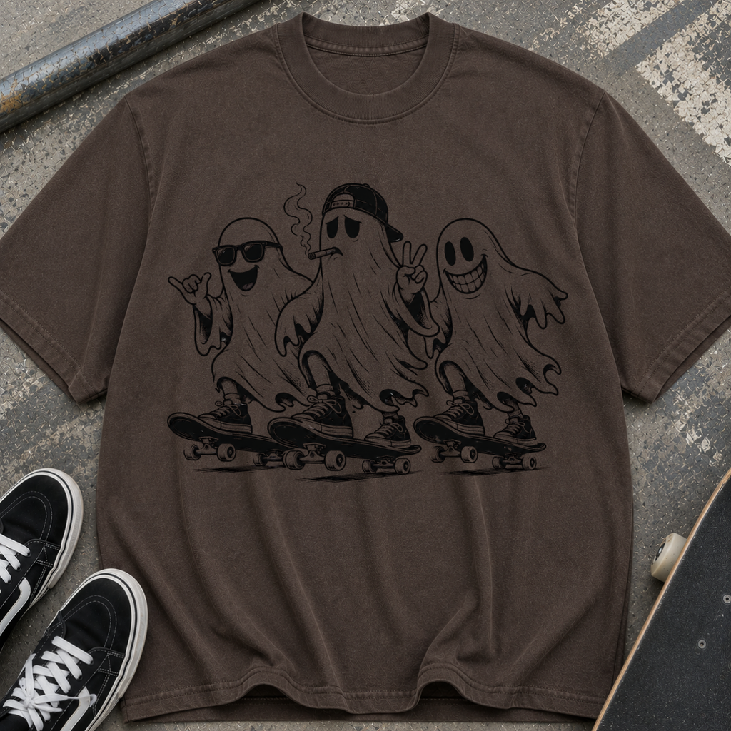 Skateboarding Ghosts T-Shirt