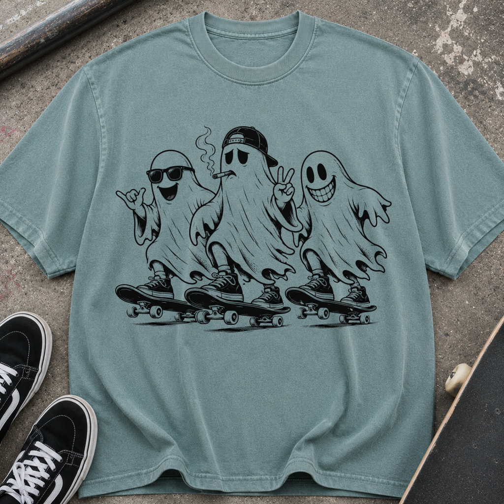 Skateboarding Ghosts T-Shirt