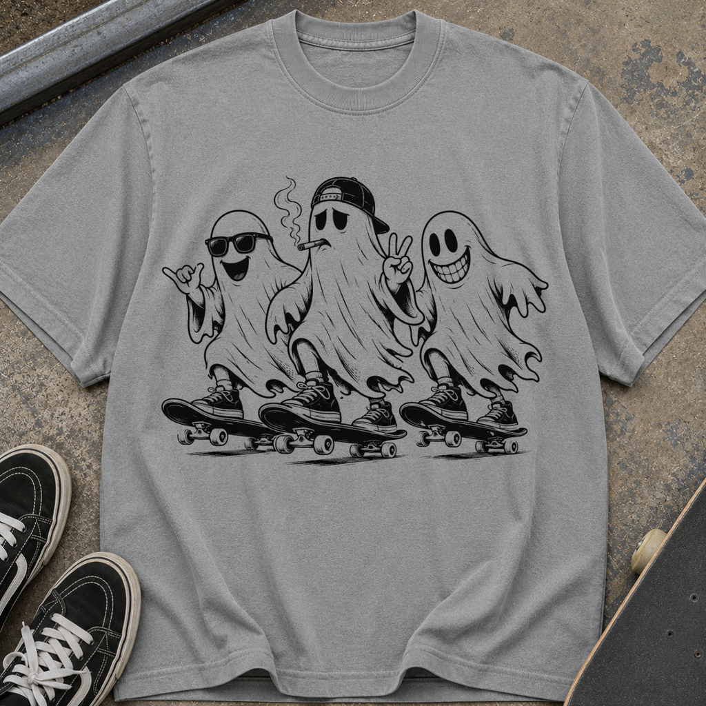 Skateboarding Ghosts T-Shirt