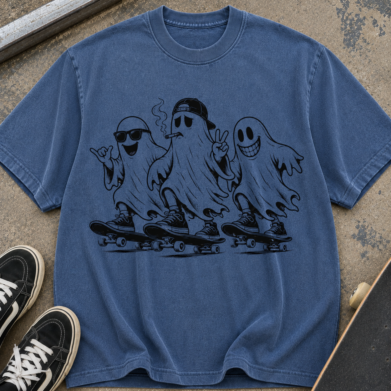 Skateboarding Ghosts T-Shirt