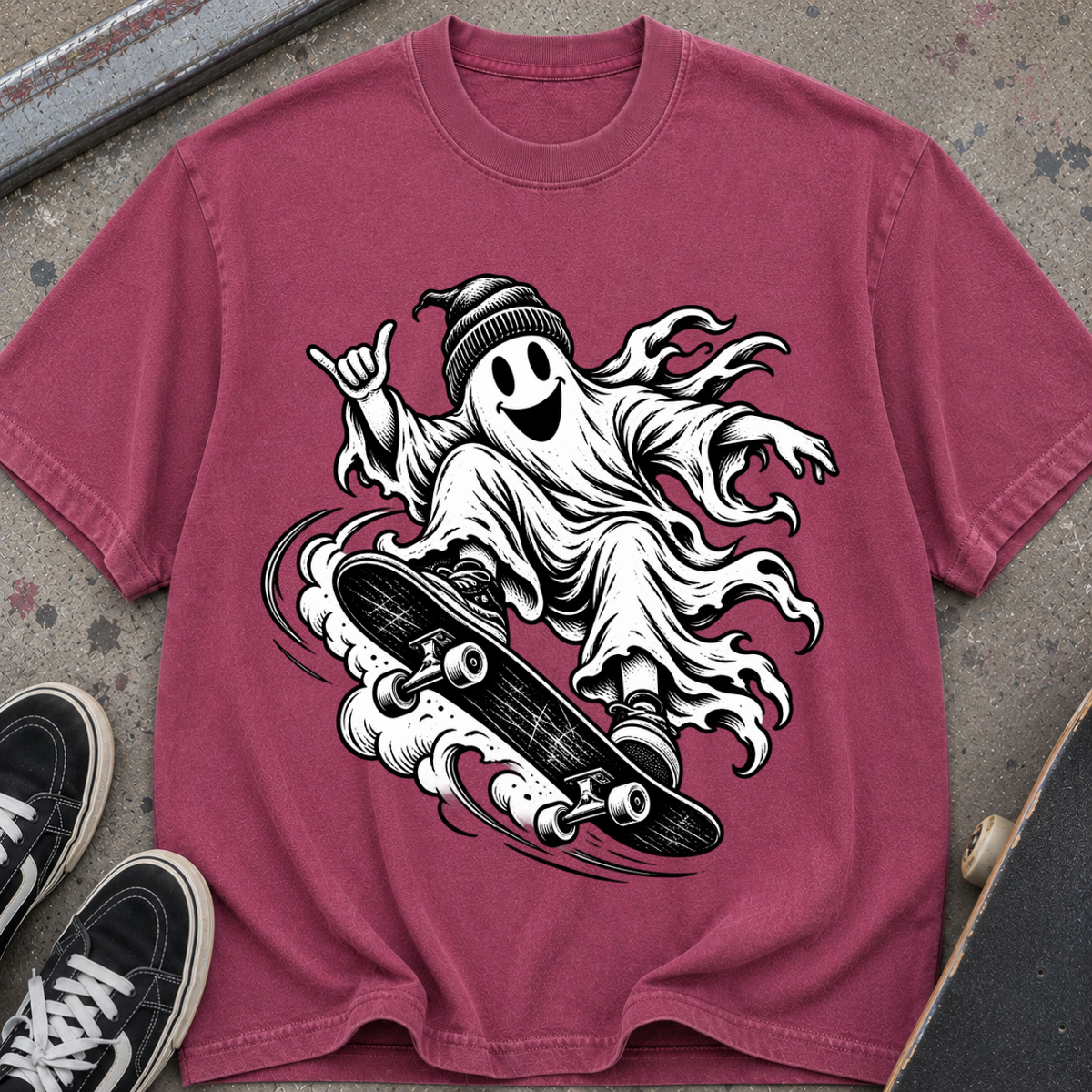 Skateboarding Ghost T-Shirt
