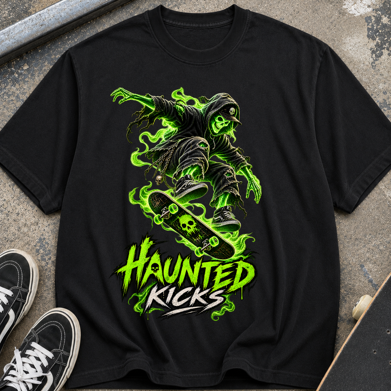 Haunted Kicks Skate Tee