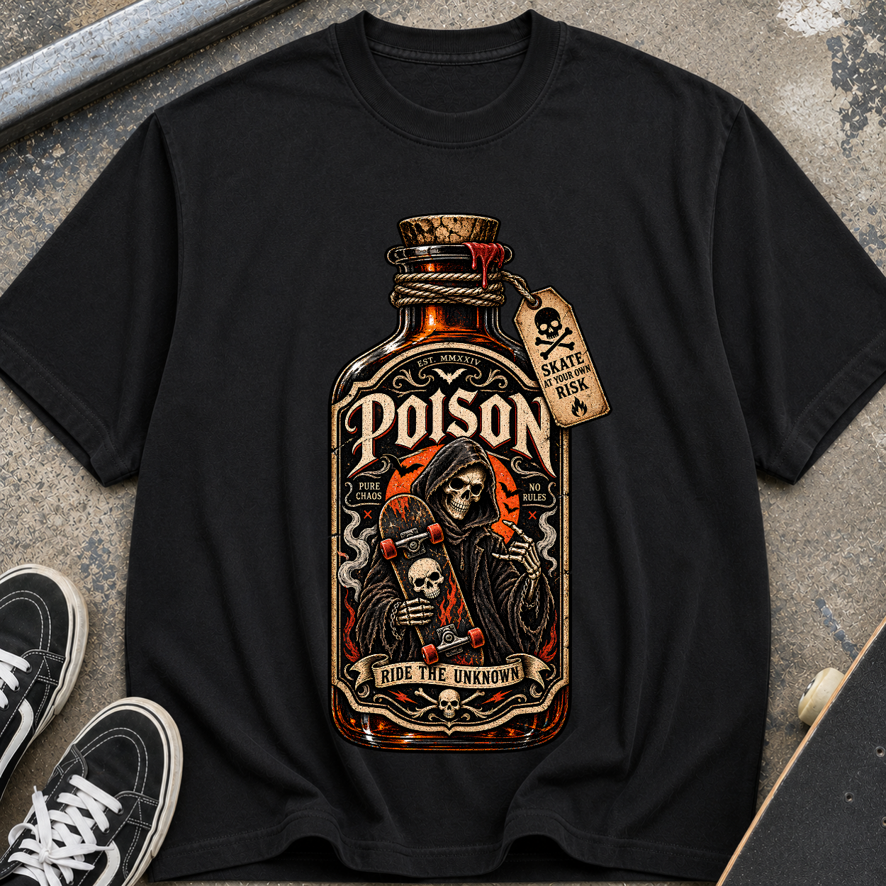 Poison Bottle Graphic T‑Shirt