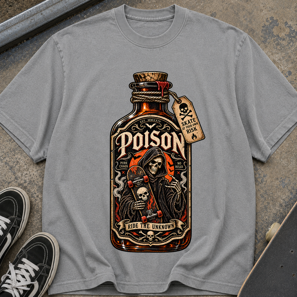 Poison Bottle Graphic T‑Shirt