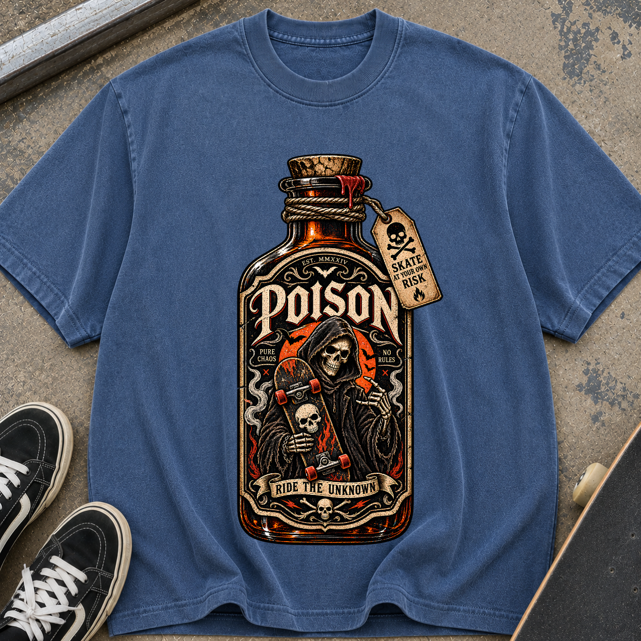 Poison Bottle Graphic T‑Shirt