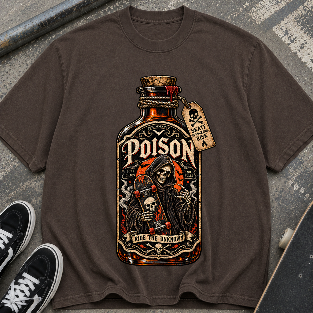 Poison Bottle Graphic T‑Shirt