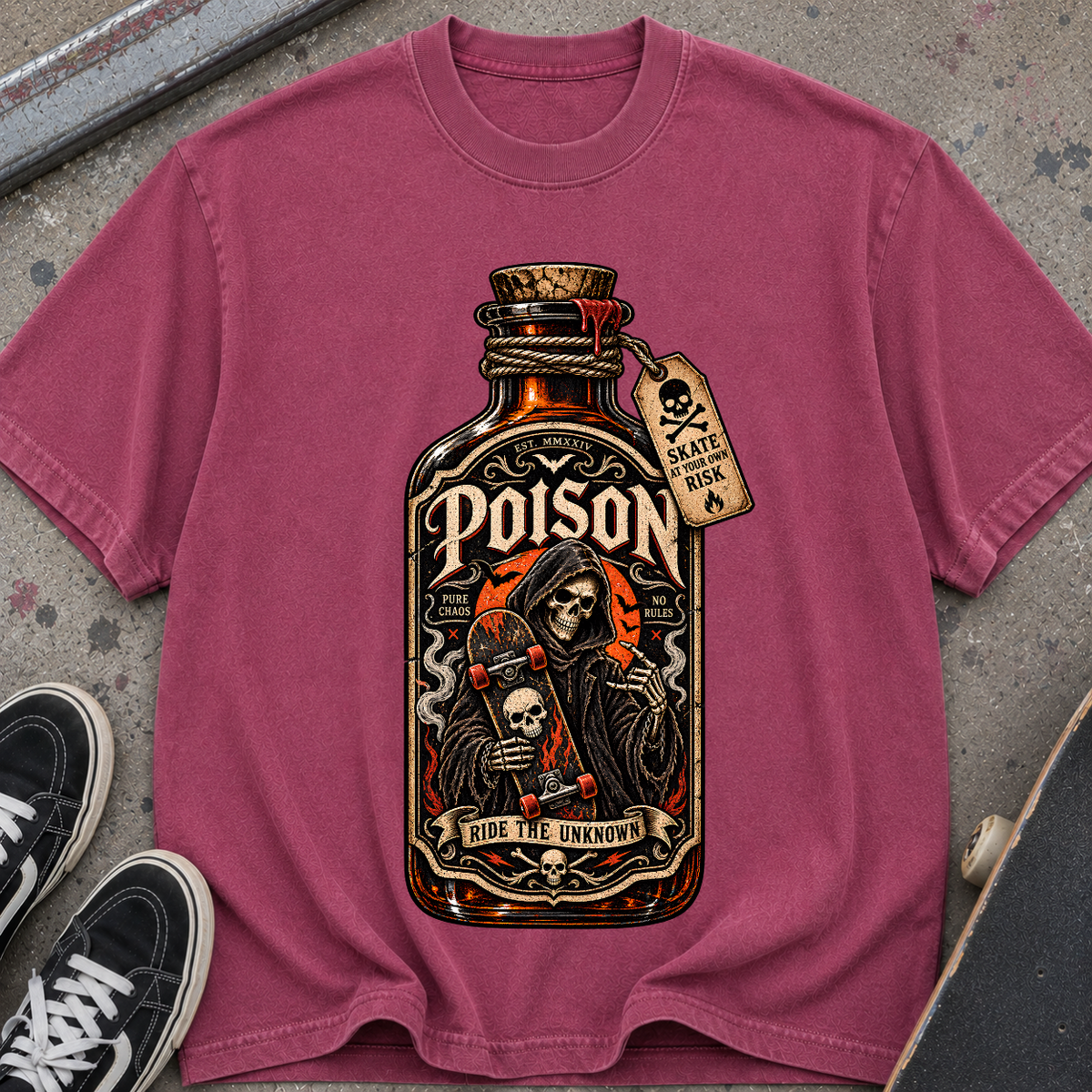 Poison Bottle Graphic T‑Shirt