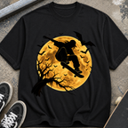 Skateboarder Moon Halloween T-Shirt