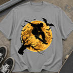 Skateboarder Moon Halloween T-Shirt