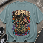 Unstoppable Skeleton Globe T-Shirt