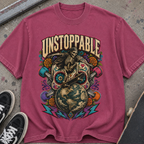 Unstoppable Skeleton Globe T-Shirt