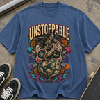 Unstoppable Skeleton Globe T-Shirt
