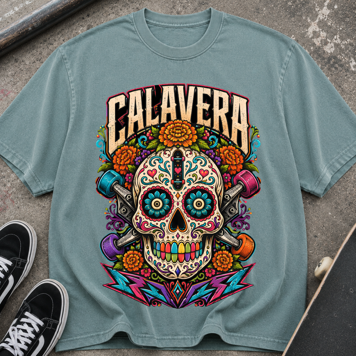 Calavera Skull T-Shirt