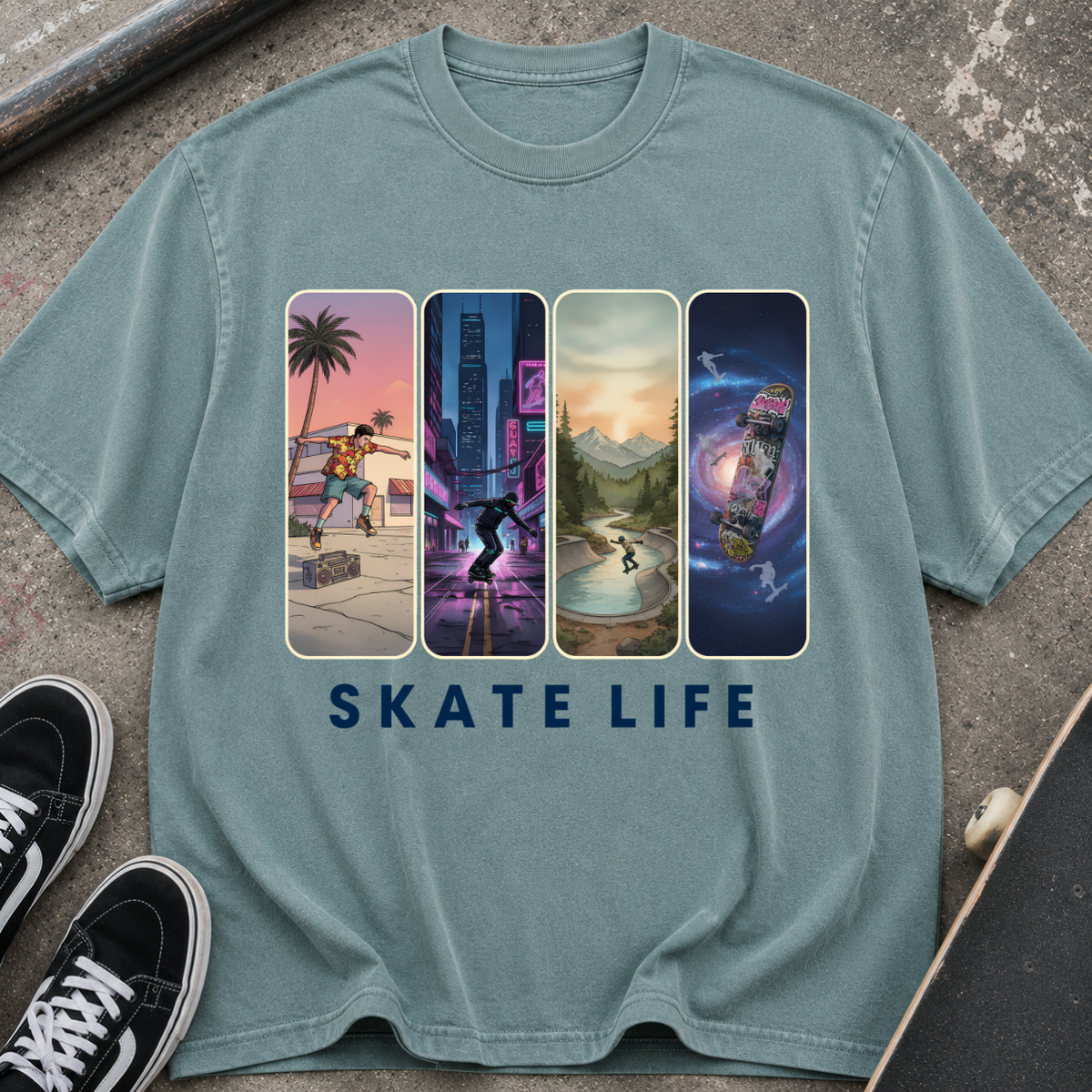 Skate Life Graphic T-Shirt