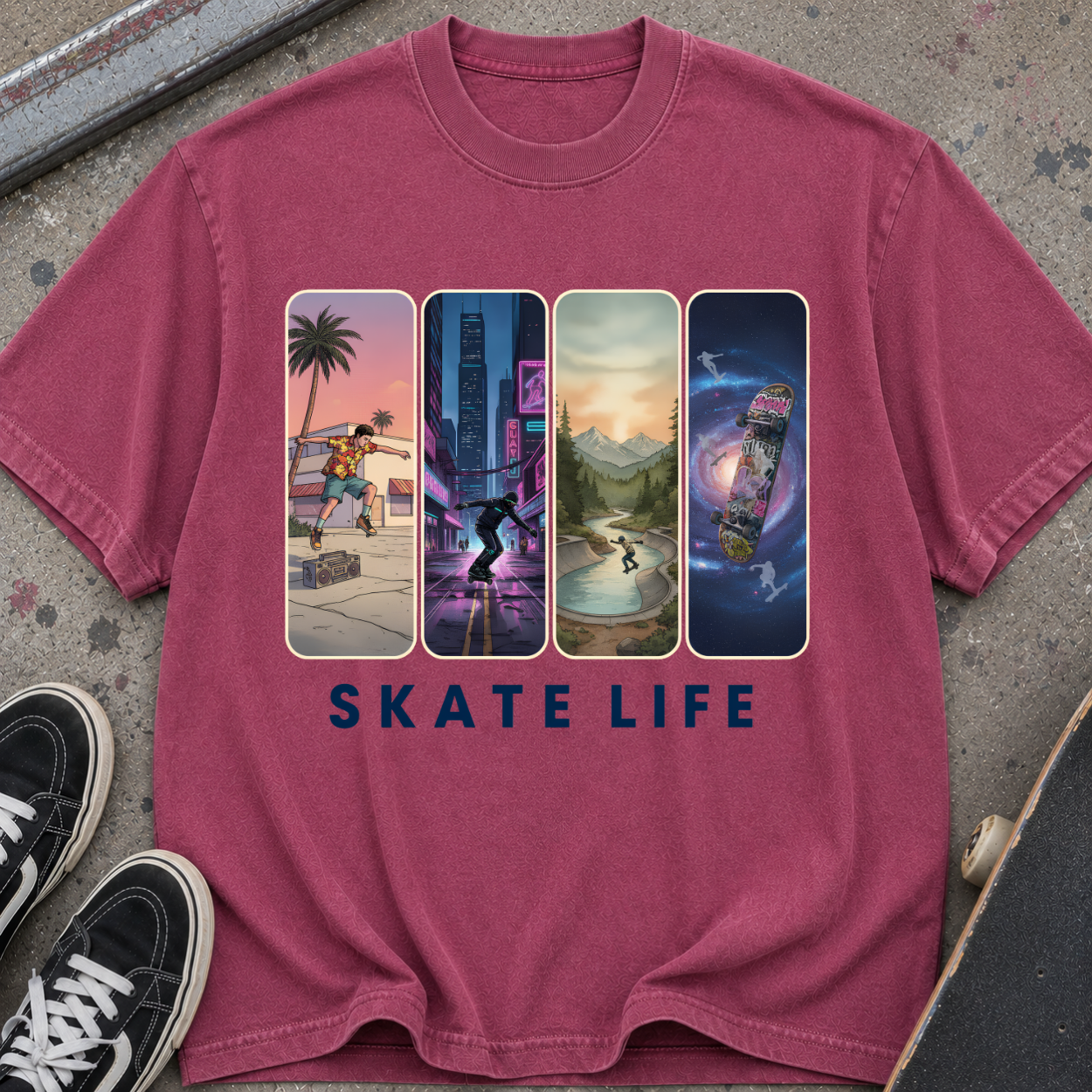 Skate Life Graphic T-Shirt