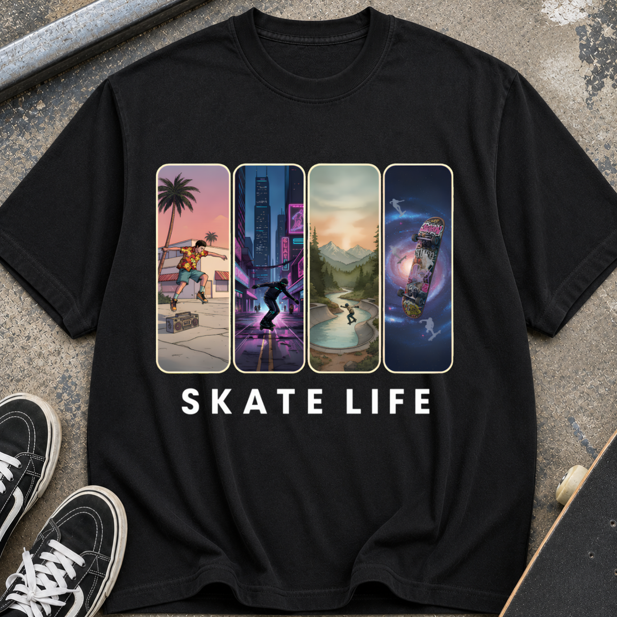 Skate Life Graphic T-Shirt