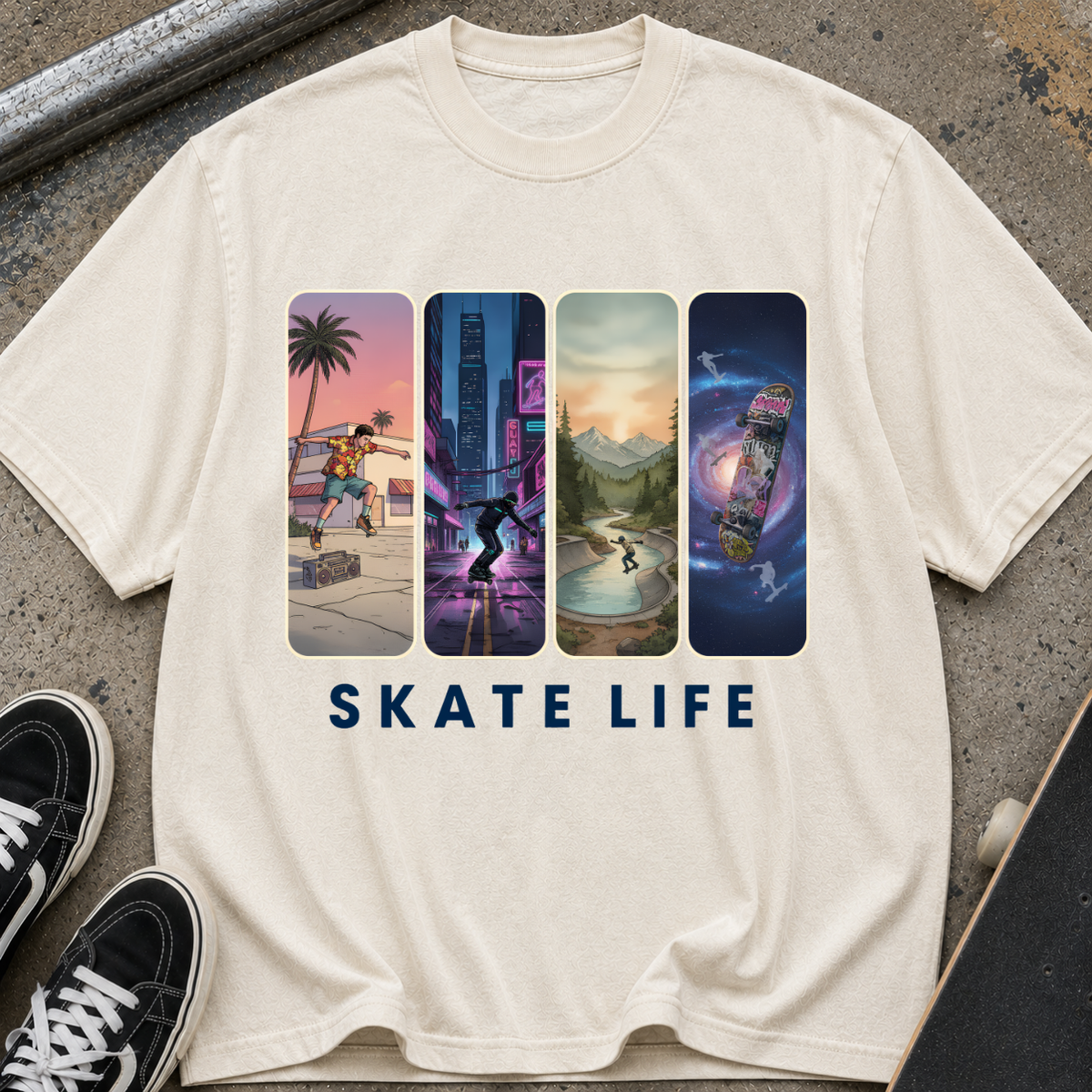 Skate Life Graphic T-Shirt
