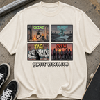 Street Rebellion T‑Shirt — "Grind Tag Crew" Urban Graffiti Tee