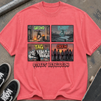 Street Rebellion T‑Shirt — "Grind Tag Crew" Urban Graffiti Tee