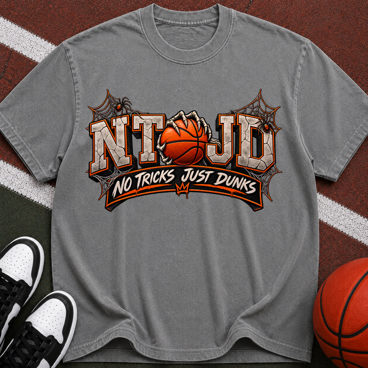 No Tricks Just Dunks Basketball T-Shirt