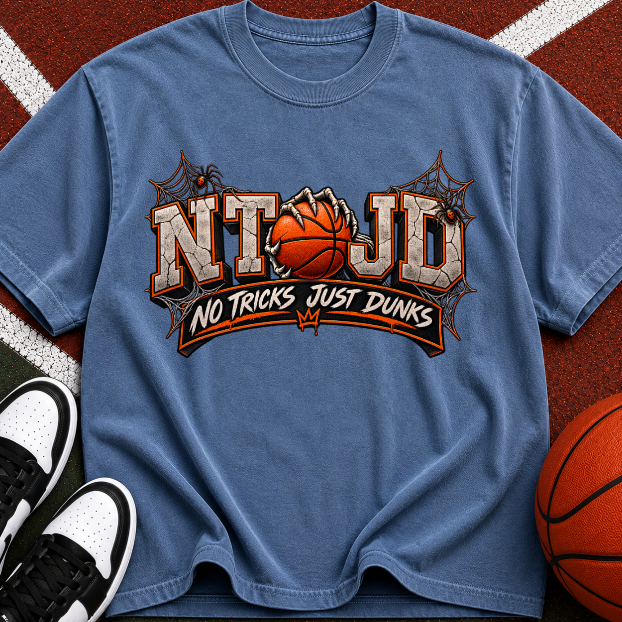 No Tricks Just Dunks Basketball T-Shirt