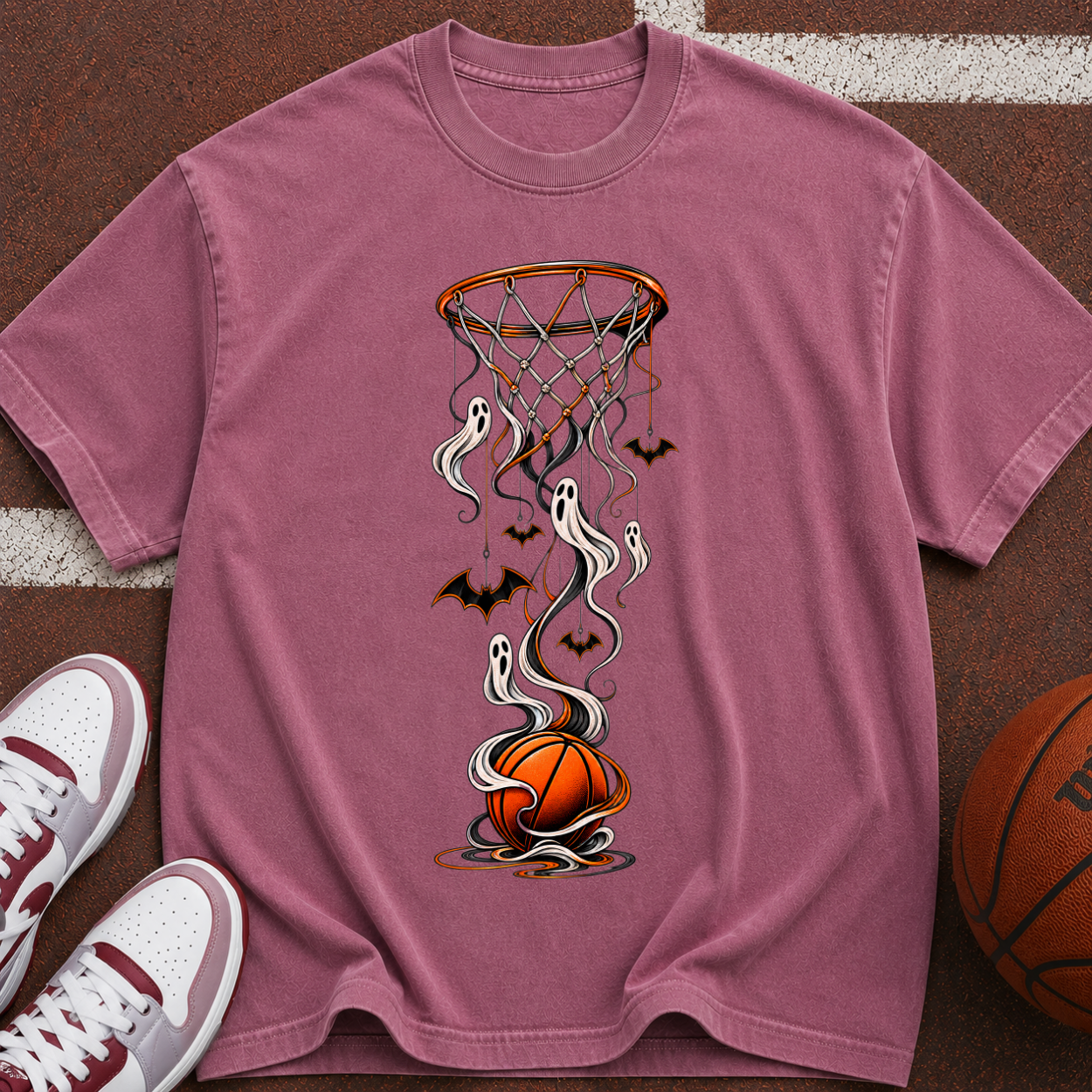 Haunted Hoop Graphic T-Shirt