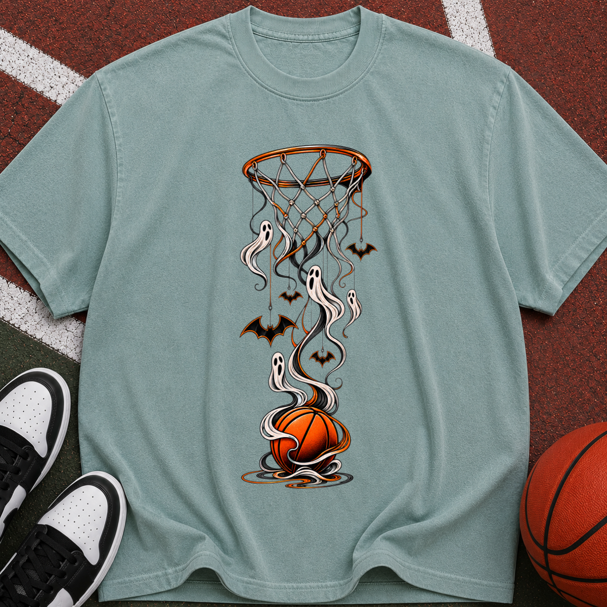 Haunted Hoop Graphic T-Shirt