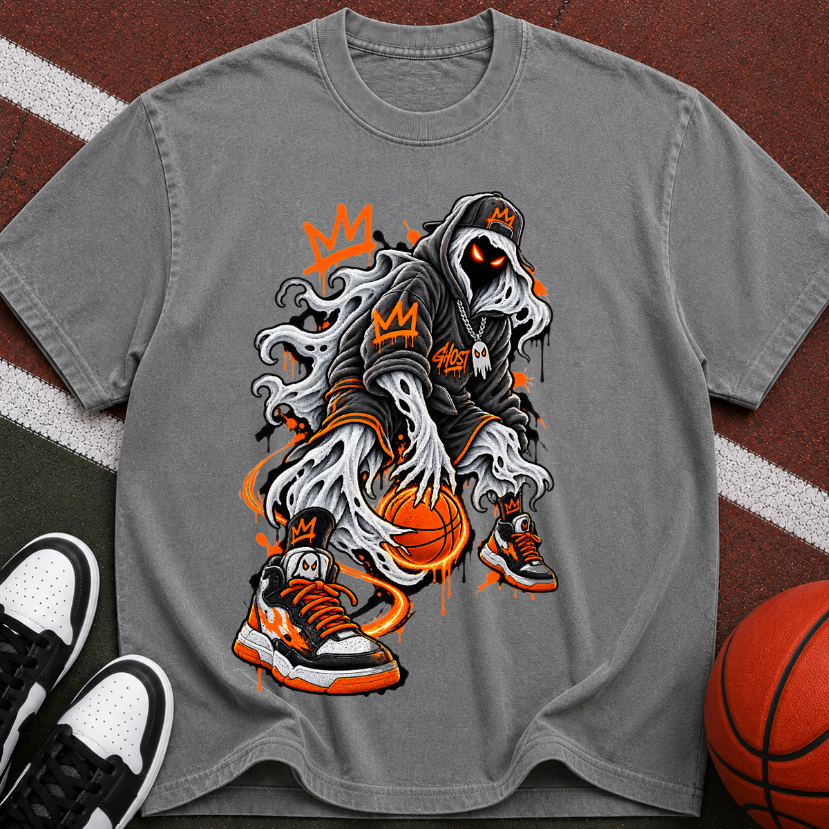 Basketball  Streetwear Hoops Tee